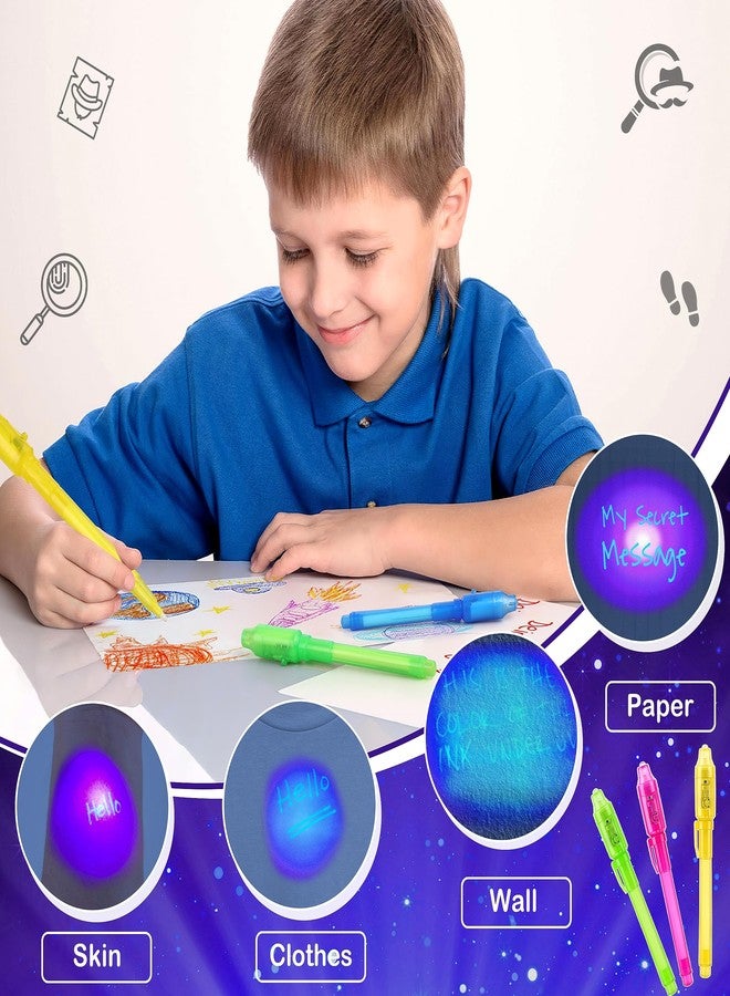Joycover Invisible Ink Pen with UV Light for Kids, 28PCS Spy Pen Party Favors for Kids 4-8 8-12, Birthday Party Supplies Classroom School Goody Bag Stuffers for Boys Girls - Image 5